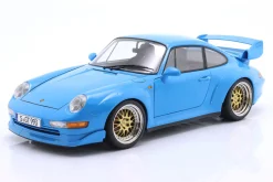 Porsche 911 (993) GT2 Baujahr 1996 hellblau / BBS Felgen 1:12 KK-Scale