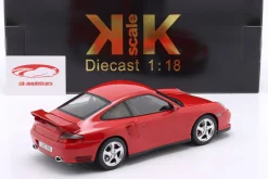 Porsche 911 (996) GT2 Baujahr 2001 indischrot 1:18 KK-Scale