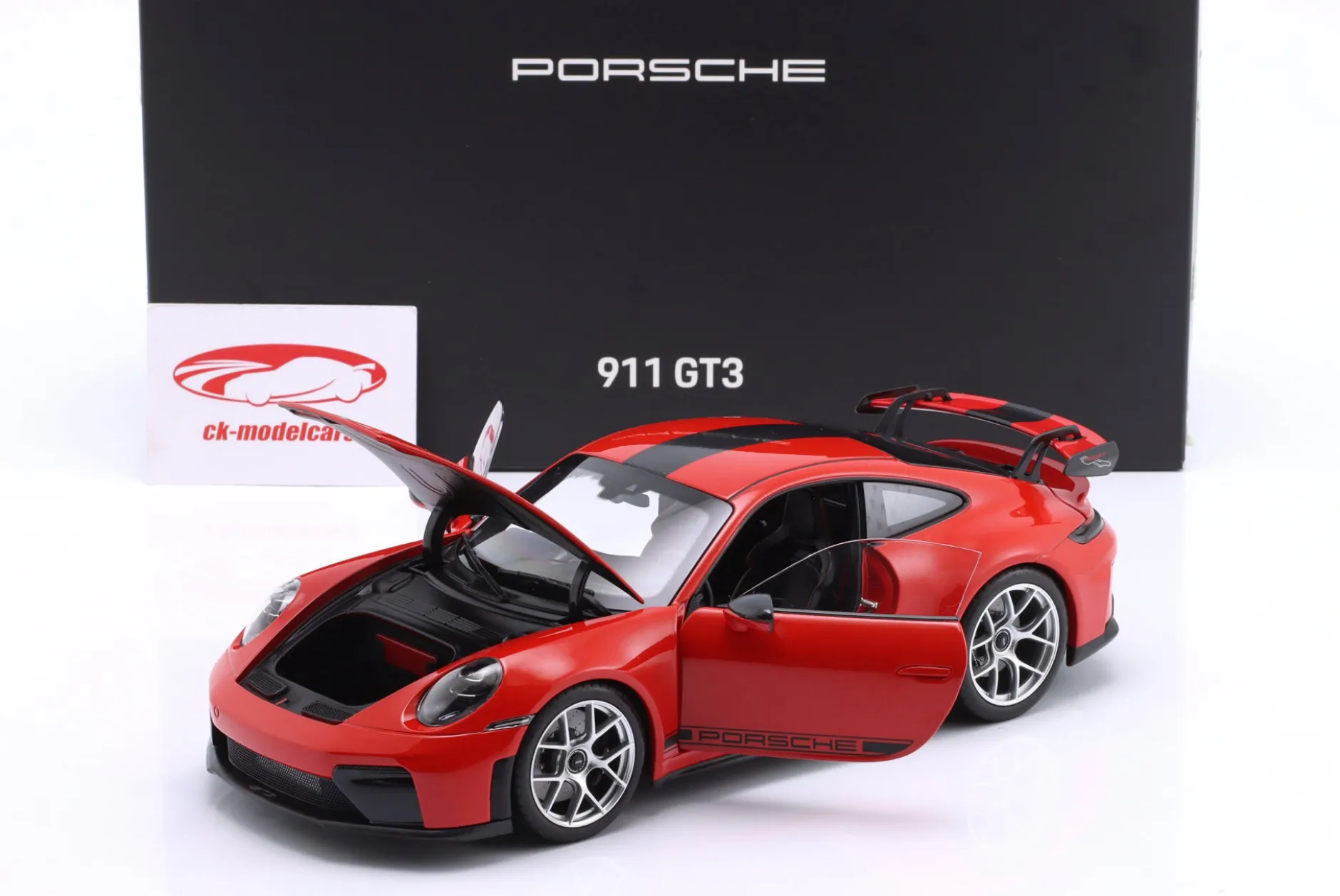 Porsche 911 GT3 (992.2) Baujahr 2025 indischrot 1:18 Norev