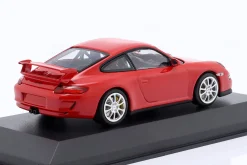 Porsche 911 (997) GT3 Baujahr 2006 indischrot 1:43 Minichamps