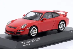 Porsche 911 (997) GT3 Baujahr 2006 indischrot 1:43 Minichamps