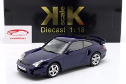 Porsche 911 (996) GT2 Baujahr 2001 lapisblau metallic 1:18 KK-Scale