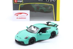 Porsche 911 (992) GT3 Baujahr 2021 mintgrün 1:24 Bburago