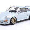 Porsche 911 (993) GT2 Baujahr 1996 polarsilber / BBS Reifen 1:18 KK-Scale