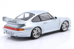 Porsche 911 (993) GT2 Baujahr 1996 polarsilber / BBS Reifen 1:18 KK-Scale