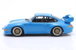 Porsche 911 (993) GT2 Baujahr 1996 Riviera blau / BBS Reifen 1:18 KK-Scale