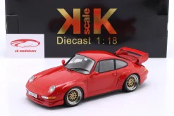 Porsche 911 (993) GT2 Baujahr 1996 rot / BBS Felgen 1:18 KK-Scale