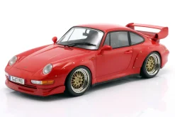 Porsche 911 (993) GT2 Baujahr 1996 rot / BBS Felgen 1:18 KK-Scale