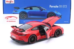 Porsche 911 (992) GT3 Baujahr 2022 rot 1:18 Maisto