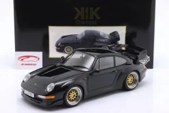 Porsche 911 (993) GT2 Baujahr 1996 schwarz / BBS Felgen 1:12 KK-Scale