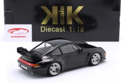 Porsche 911 (993) GT2 Baujahr 1996 schwarz / Speedline Felgen 1:18 KK-Scale