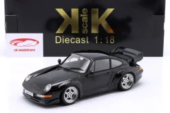 Porsche 911 (993) GT2 Baujahr 1996 schwarz / Speedline Felgen 1:18 KK-Scale