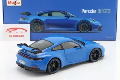 Porsche 911 (992) GT3 Baujahr 2022 shark blue 1:18 Maisto