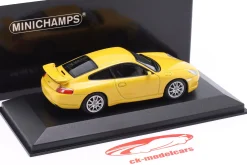 Porsche 911 GT3 Baujahr 1999 speedgelb 1:43 Minichamps