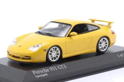 Porsche 911 GT3 Baujahr 2003 speedgelb 1:43 Minichamps