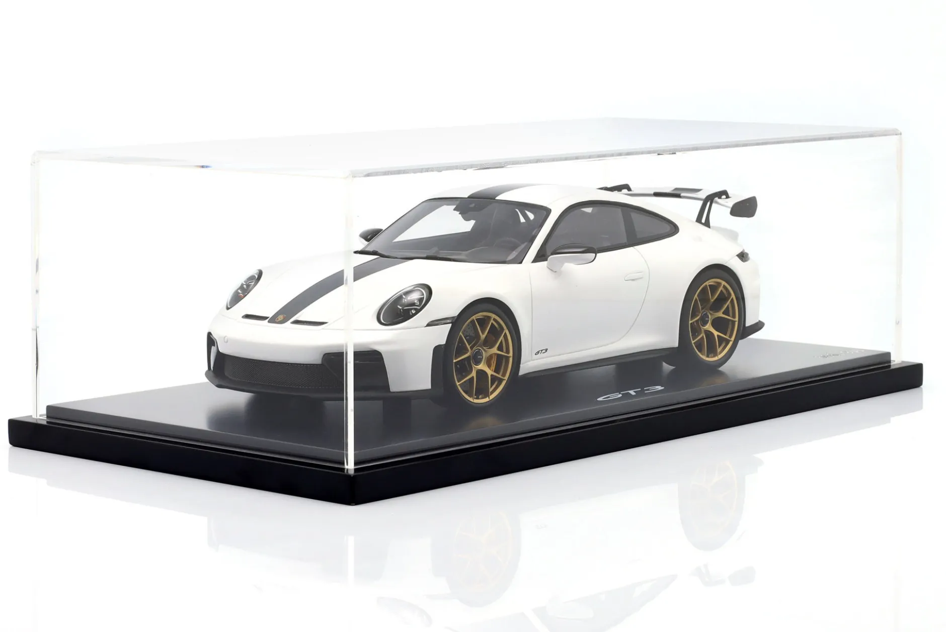 Porsche 911 (992.2) GT3 Baujahr 2024 weiß 1:18 Spark