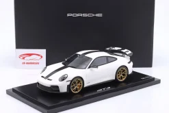 Porsche 911 (992.2) GT3 Baujahr 2024 weiß 1:18 Spark