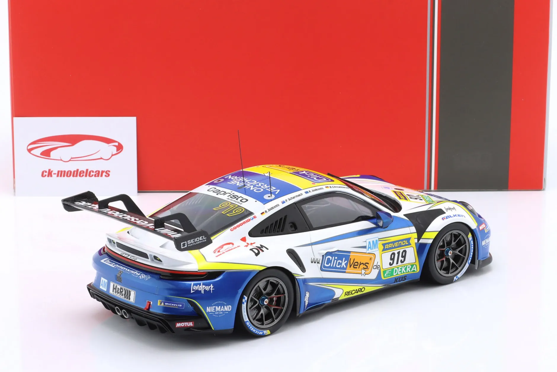 Porsche 911 GT3 Cup #919 24h Nürburgring 2025 Jodexnis, Jodexnis, Chrzanowski, Scharmach 1:18 Ixo