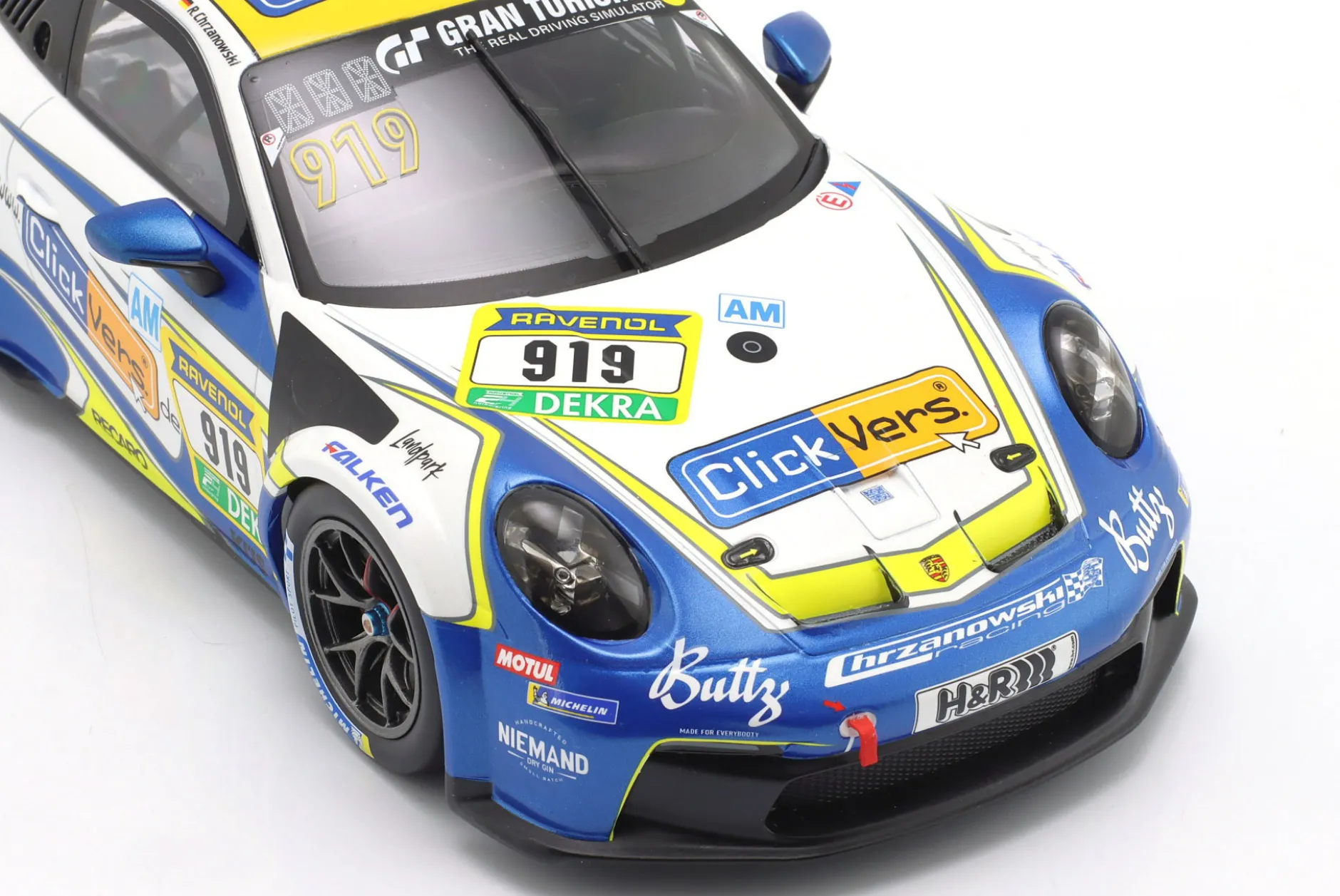 Porsche 911 GT3 Cup #919 24h Nürburgring 2025 Jodexnis, Jodexnis, Chrzanowski, Scharmach 1:18 Ixo