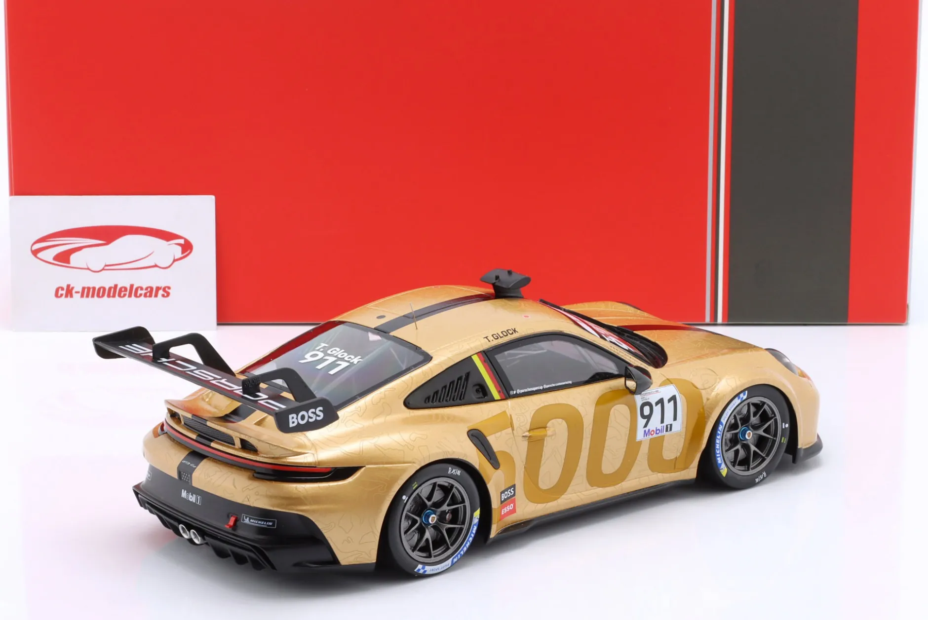 Porsche 911 GT3 Cup #911 Porsche Supercup Hungaroring 2023 Timo Glock 1:18 Ixo