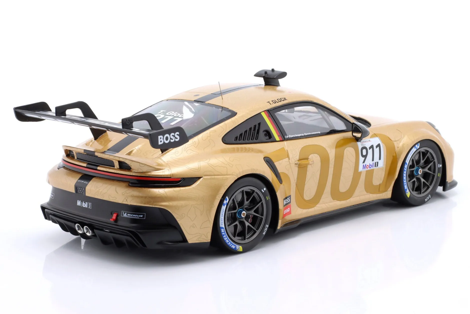 Porsche 911 GT3 Cup #911 Porsche Supercup Hungaroring 2023 Timo Glock 1:18 Ixo