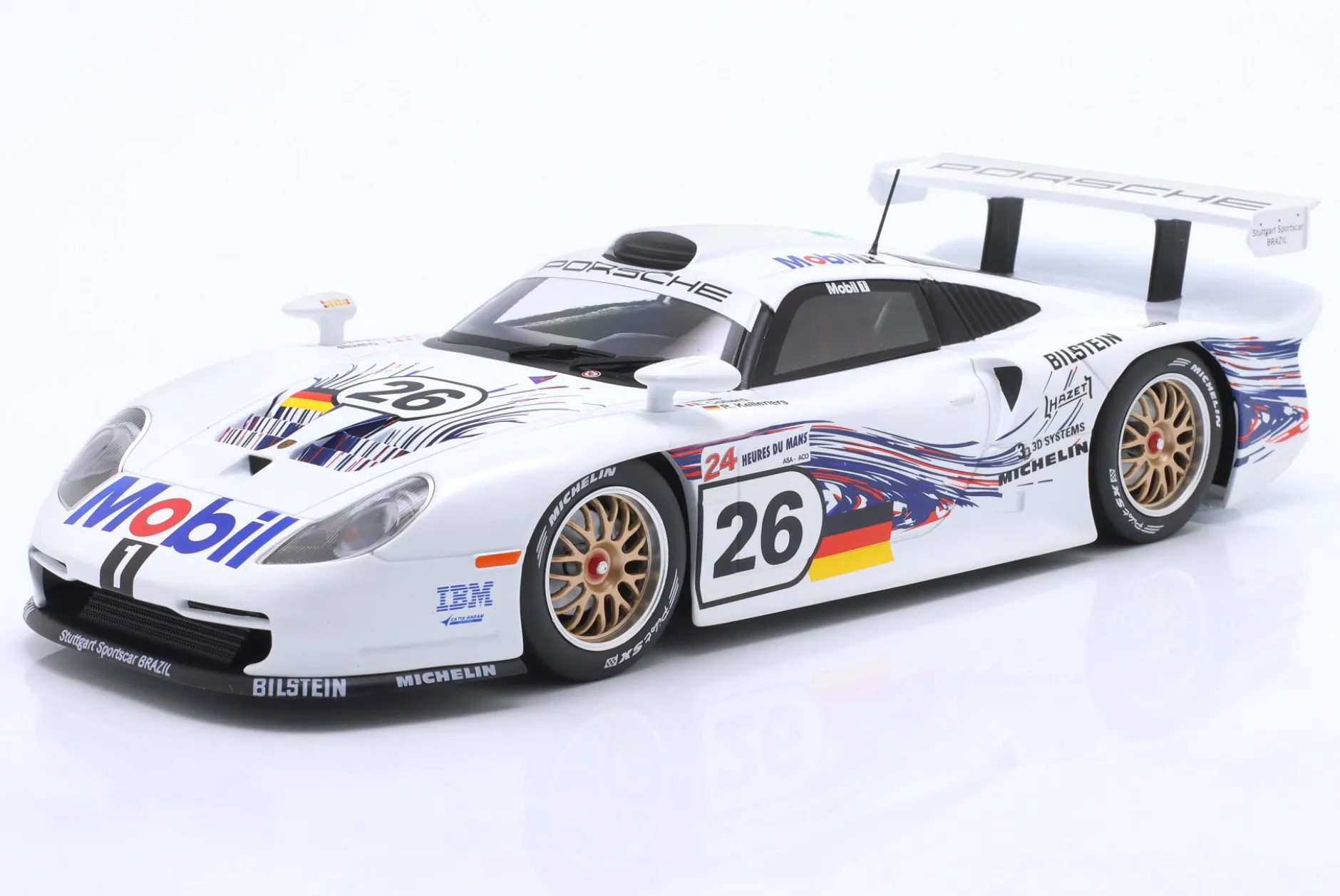 Porsche 911 GT1 #26 24h LeMans 1997 Collard, Kelleners, Dalmas 1:18 WERK83