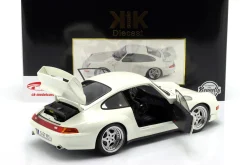Porsche 911 (993) GT2 mit Speedline Felgen Baujahr 1996 weiß 1:12 KK-Scale