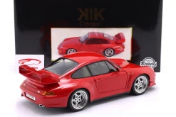 Porsche 911 (993) GT2 mit Speedline Felgen Baujahr 1996 rot 1:12 KK-Scale