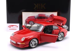 Porsche 911 (993) GT2 mit Speedline Felgen Baujahr 1996 rot 1:12 KK-Scale
