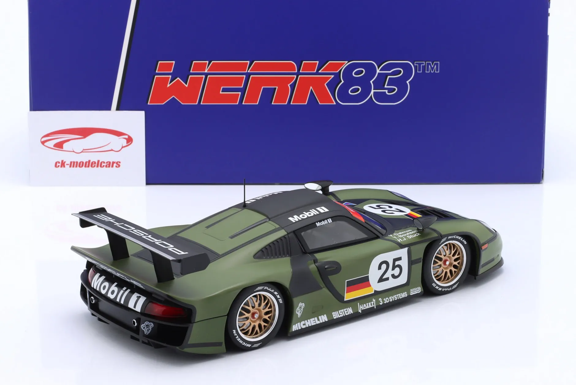 Porsche 911 GT1 #25 Pre-Qualifying 24h LeMans 1997 Porsche AG 1:18 WERK83