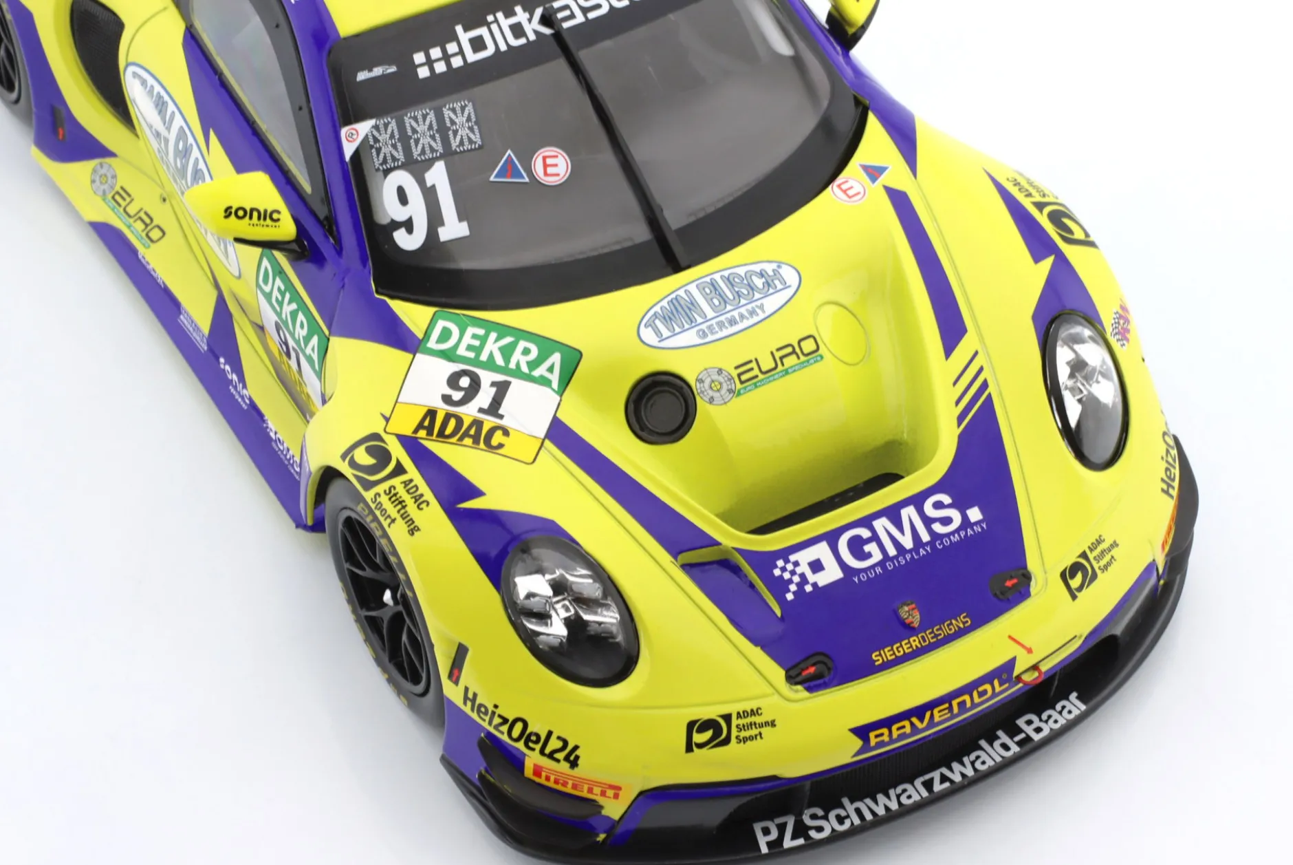 Porsche 911 GT3 R #91 ADAC GT Masters 2023 Gehrsitz, Müller 1:18 Ixo