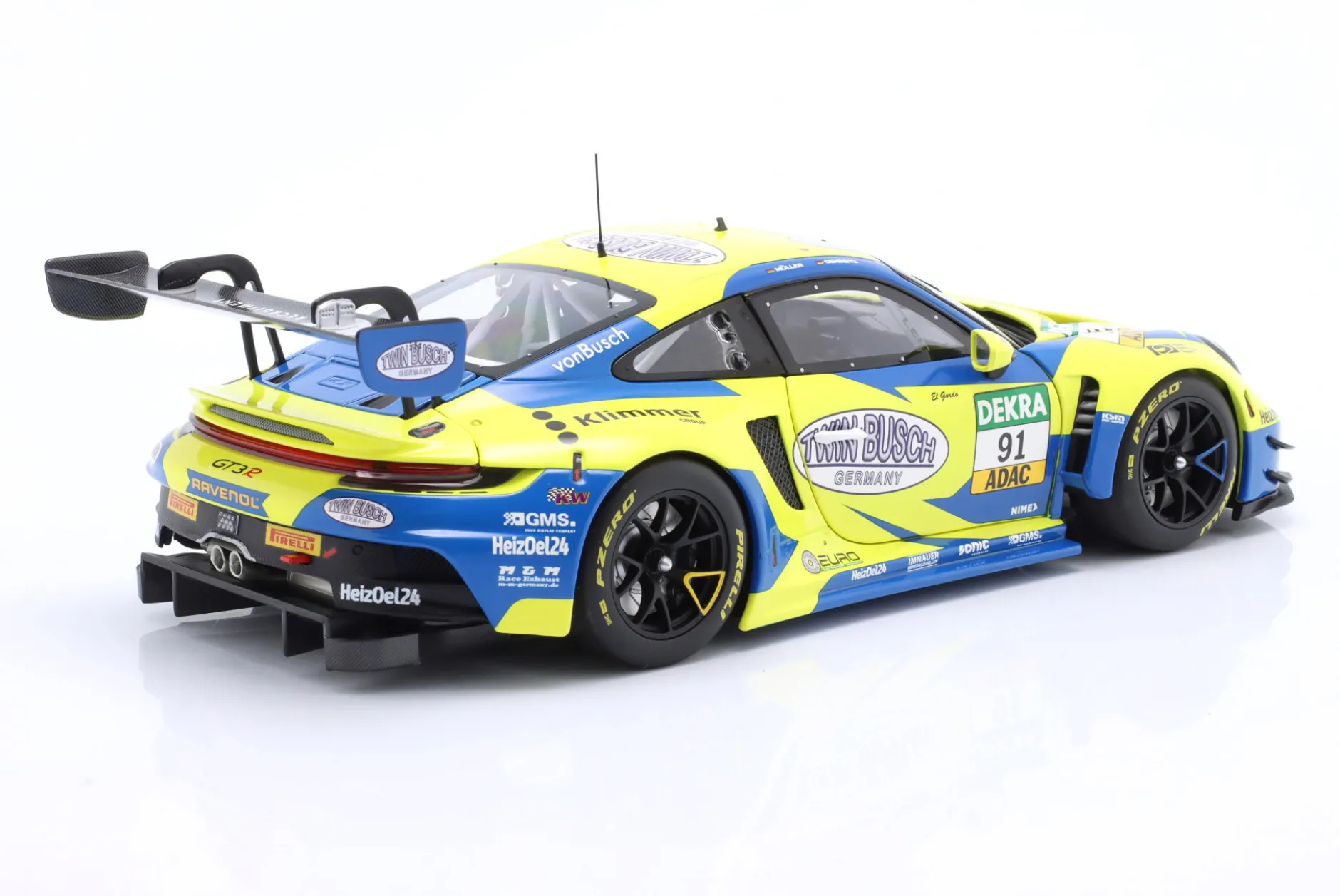 Porsche 911 GT3 R #91 ADAC GT Masters 2023 Gehrsitz, Müller 1:18 Minichamps