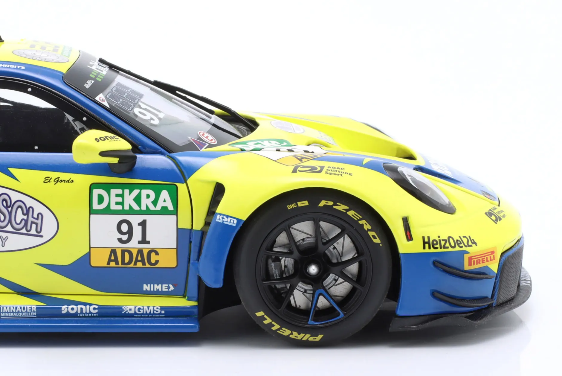 Porsche 911 GT3 R #91 ADAC GT Masters 2023 Gehrsitz, Müller 1:18 Minichamps