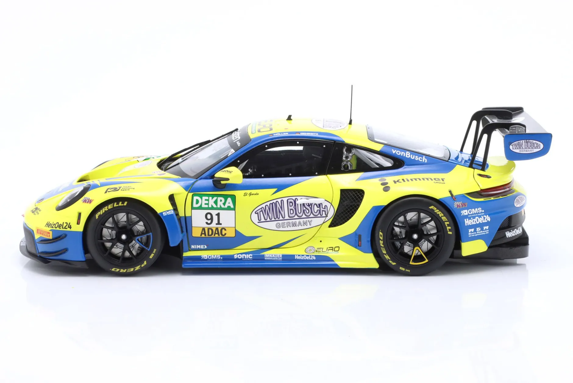 Porsche 911 GT3 R #91 ADAC GT Masters 2023 Gehrsitz, Müller 1:18 Minichamps