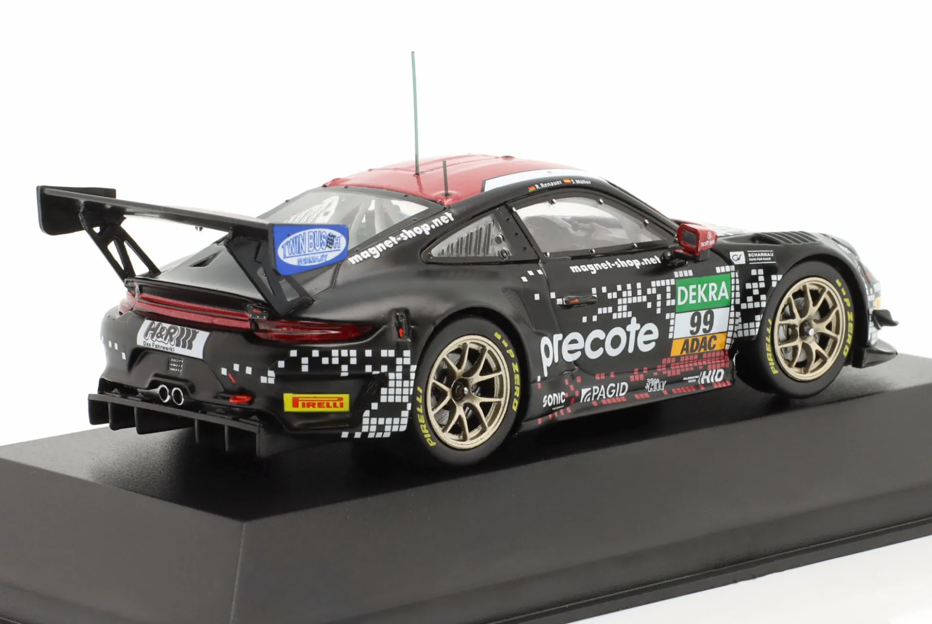 Porsche 911 GT3 R #99 ADAC GT-Masters 2020 Herberth Motorsport 1:43 Ixo