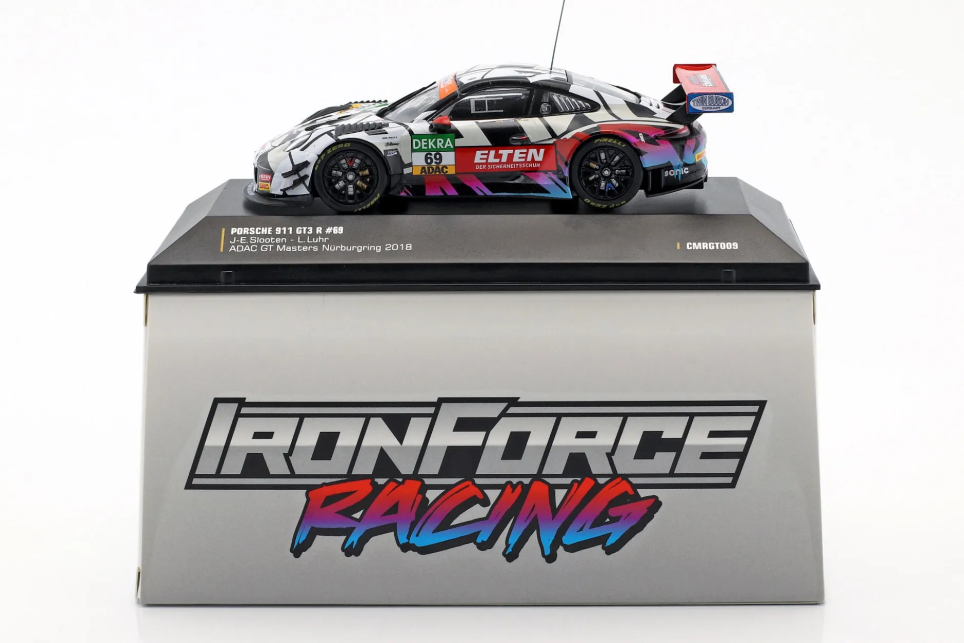 Porsche 911 (991) GT3 R #69 ADAC GT Masters 2018 Iron Force 1:43 CMR