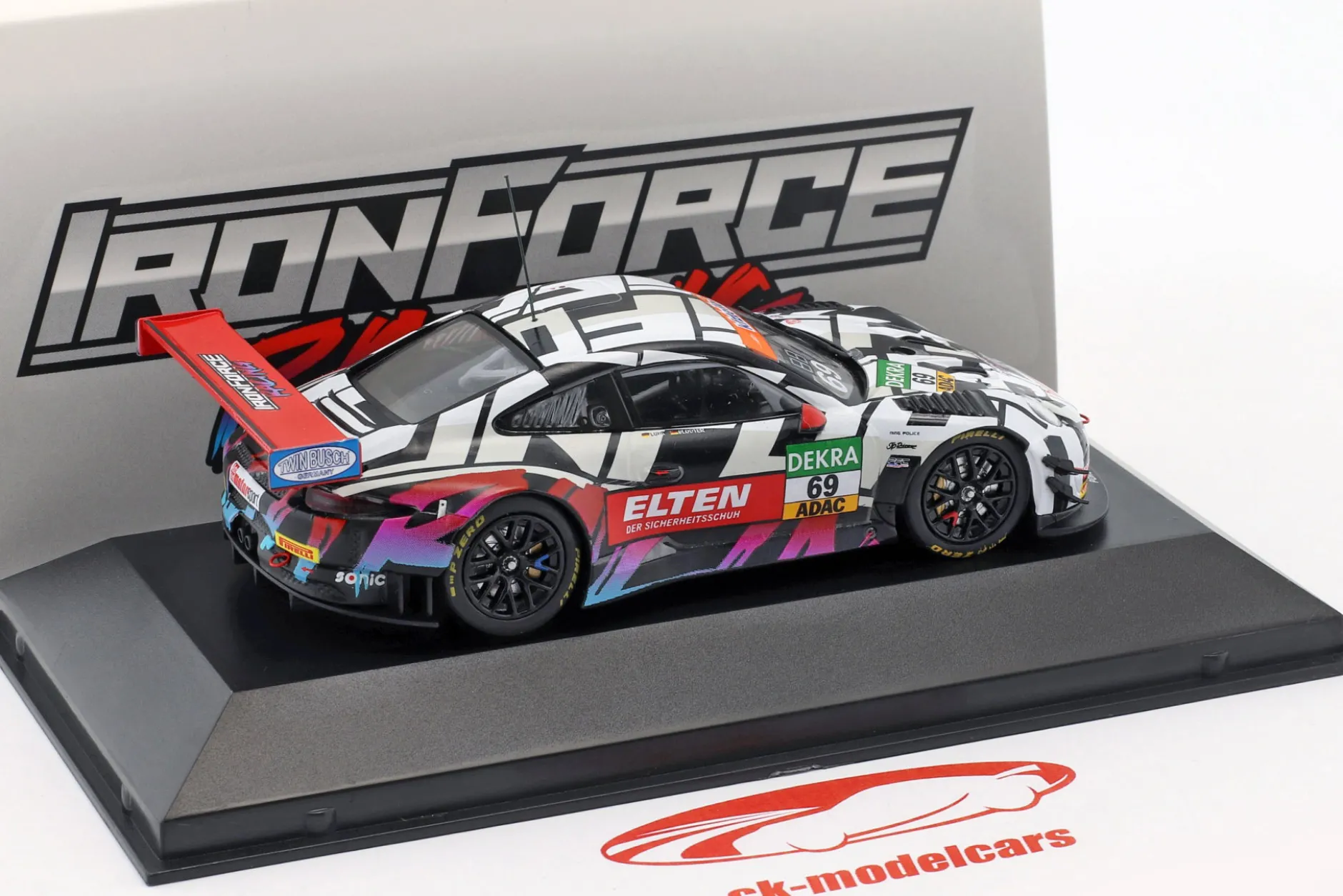 Porsche 911 (991) GT3 R #69 ADAC GT Masters 2018 Iron Force 1:43 CMR