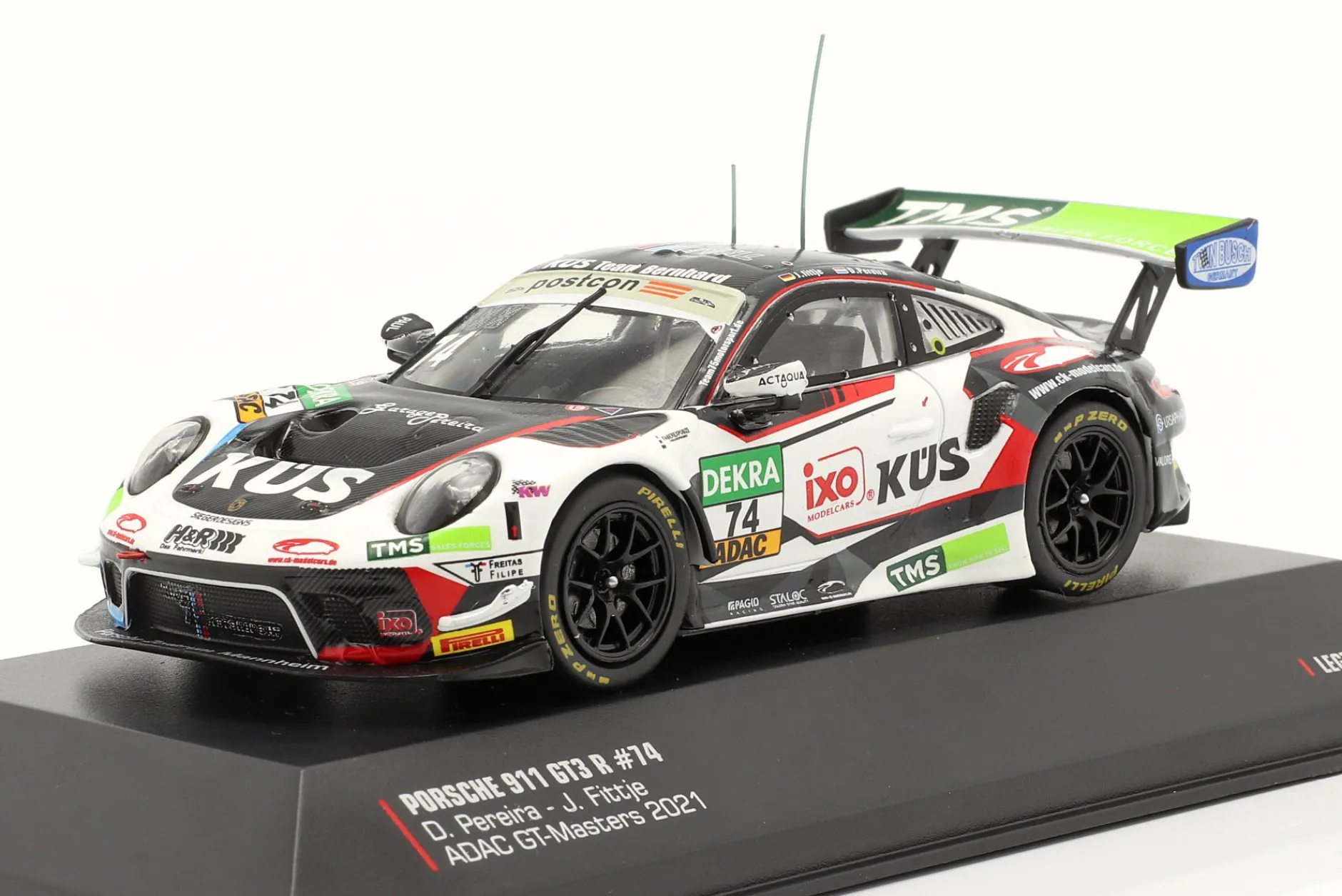 Porsche 911 GT3 R #74 ADAC GT Masters 2021 KÜS Team75 Bernhard 1:43 Ixo