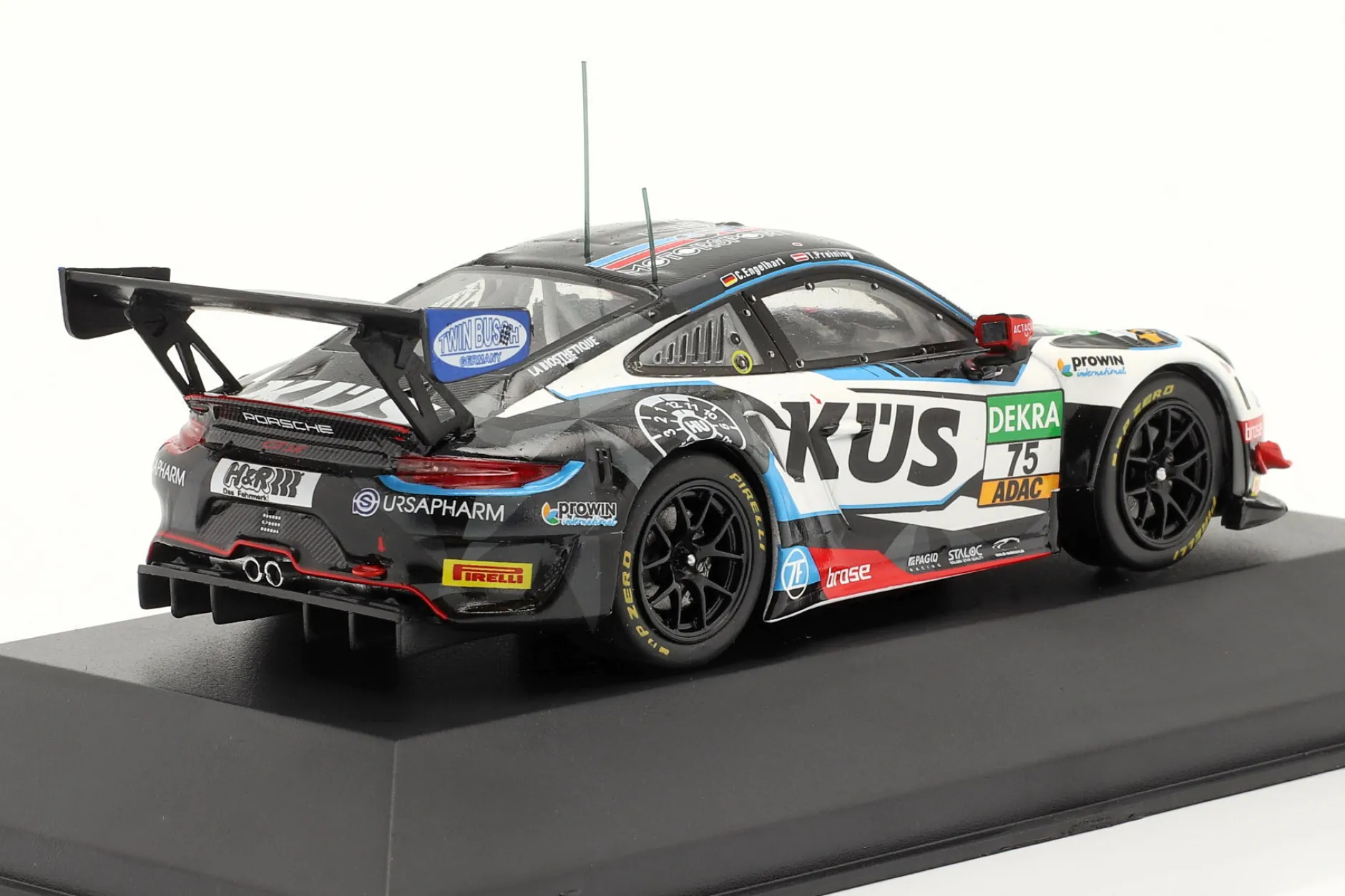 Porsche 911 GT3 R #75 ADAC GT Masters 2021 KÜS Team75 Bernhard 1:43 Ixo