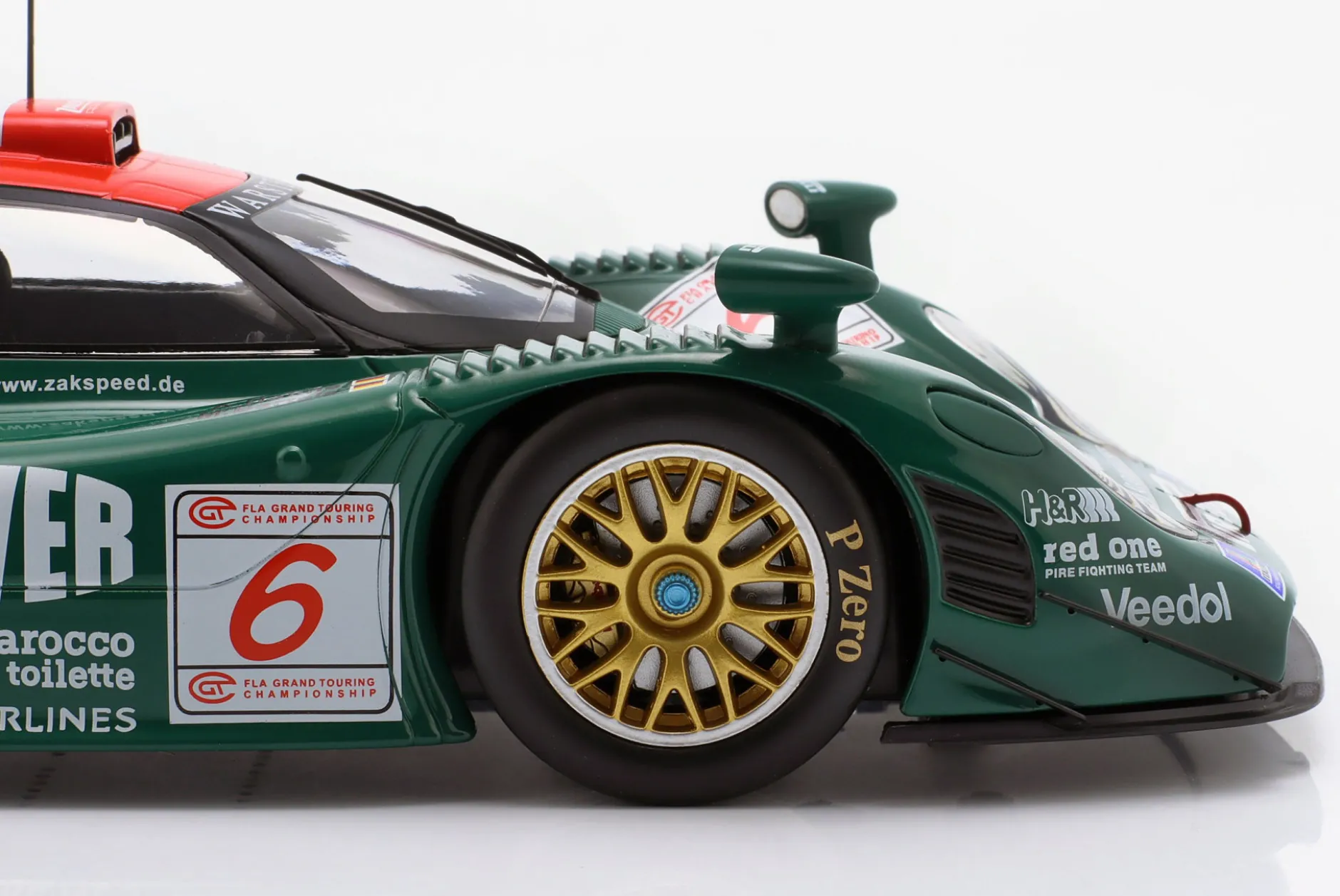 Porsche 911 GT1 #6 3rd FIA GT Championship Silverstone 1998 Bartels, Hahne 1:18 WERK83