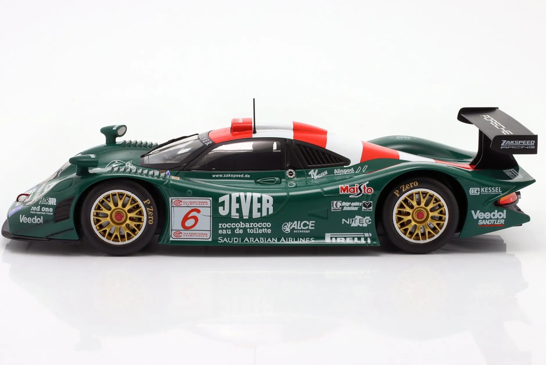 Porsche 911 GT1 #6 3rd FIA GT Championship Silverstone 1998 Bartels, Hahne 1:18 WERK83