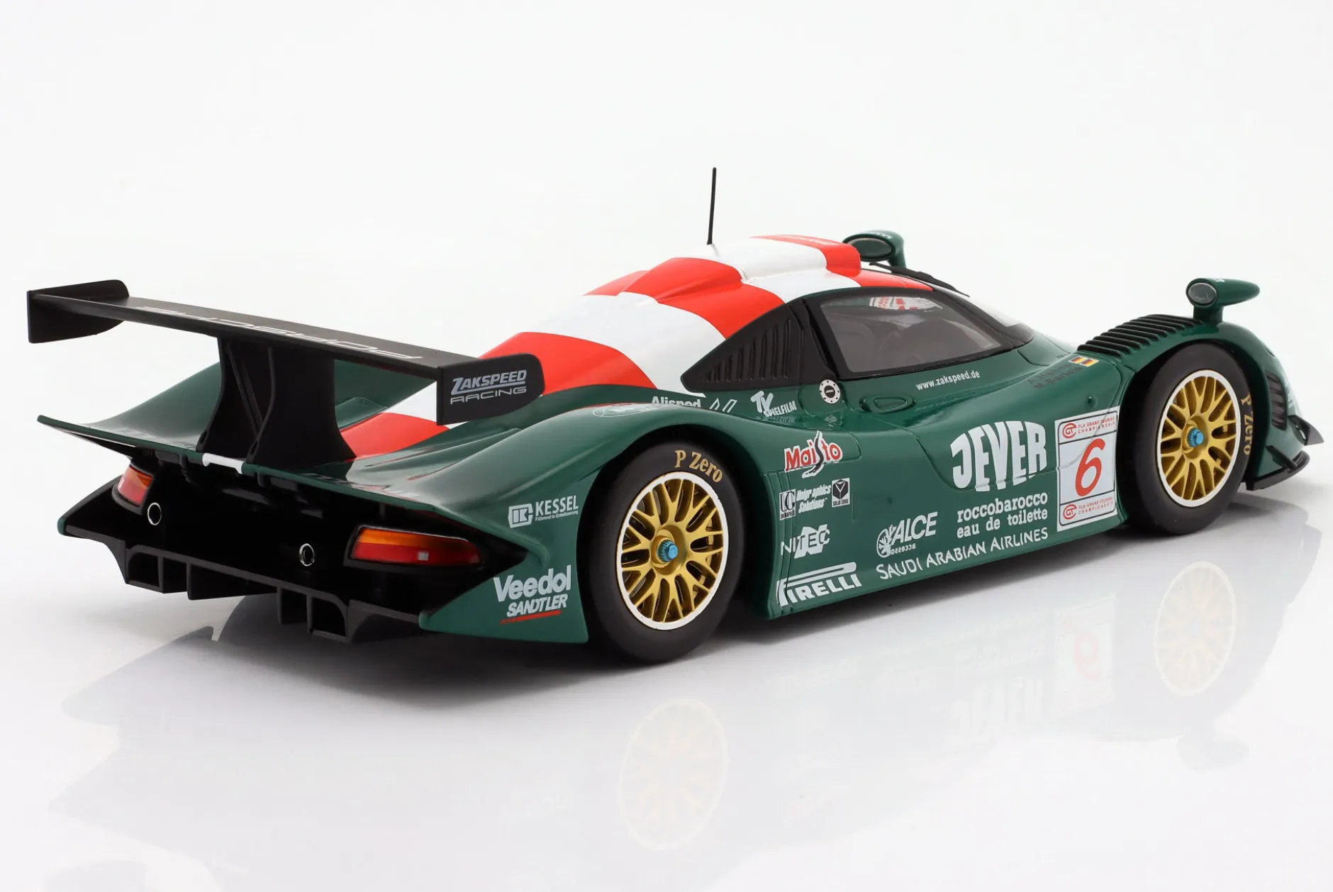 Porsche 911 GT1 #6 3rd FIA GT Championship Silverstone 1998 Bartels, Hahne 1:18 WERK83