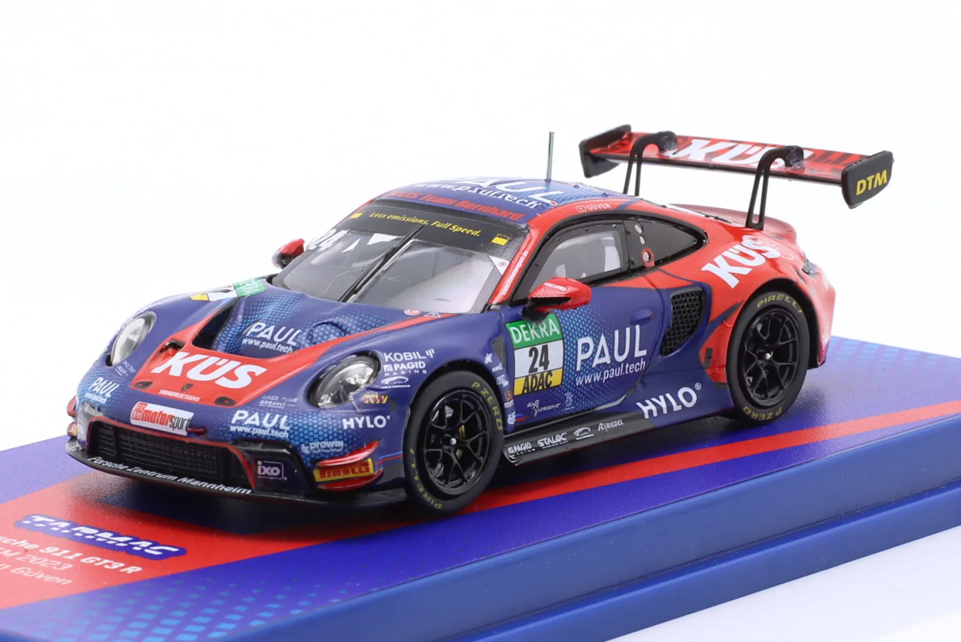 Porsche 911 GT3 R #24 DTM 2023 Ayhancan Güven Team75 1:64 Tarmac Works