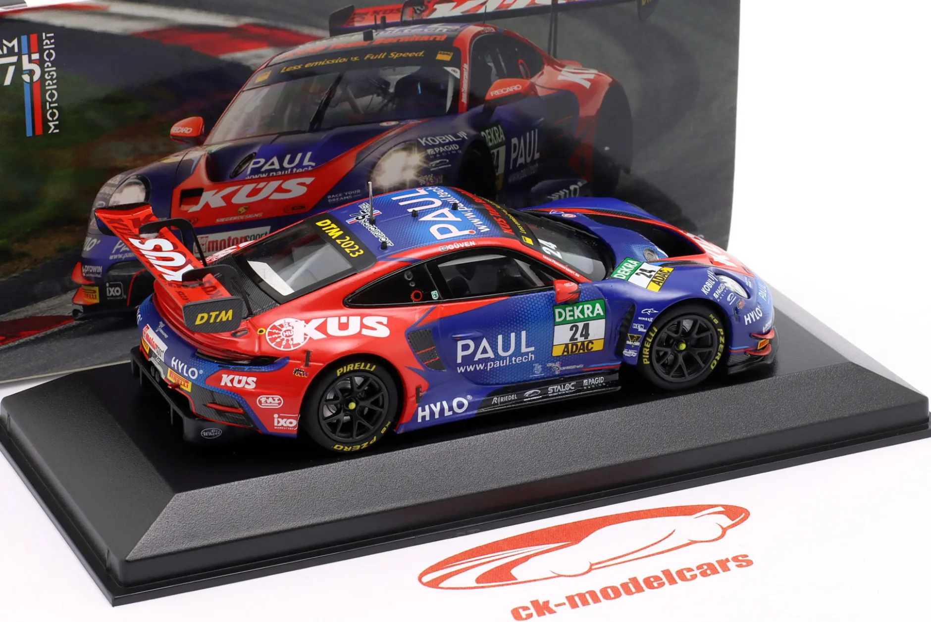Porsche 911 (992) GT3 R #24 DTM 2023 Ayhancan Güven 1:43 Minichamps