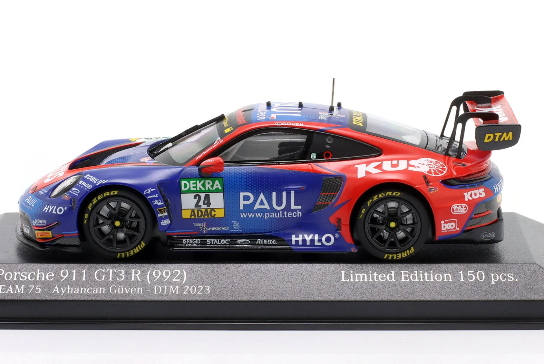 Porsche 911 (992) GT3 R #24 DTM 2023 Ayhancan Güven 1:43 Minichamps