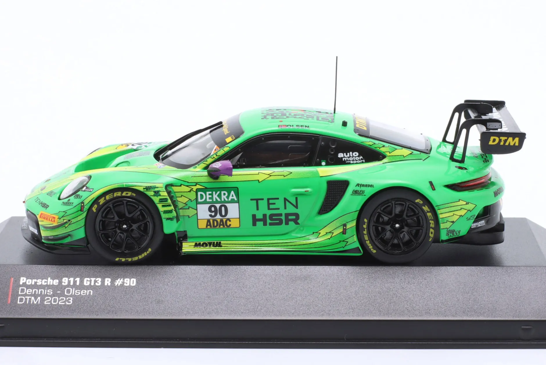 Porsche 911 GT3 R #90 DTM 2023 Dennis Olsen Manthey Grello 1:43 Ixo