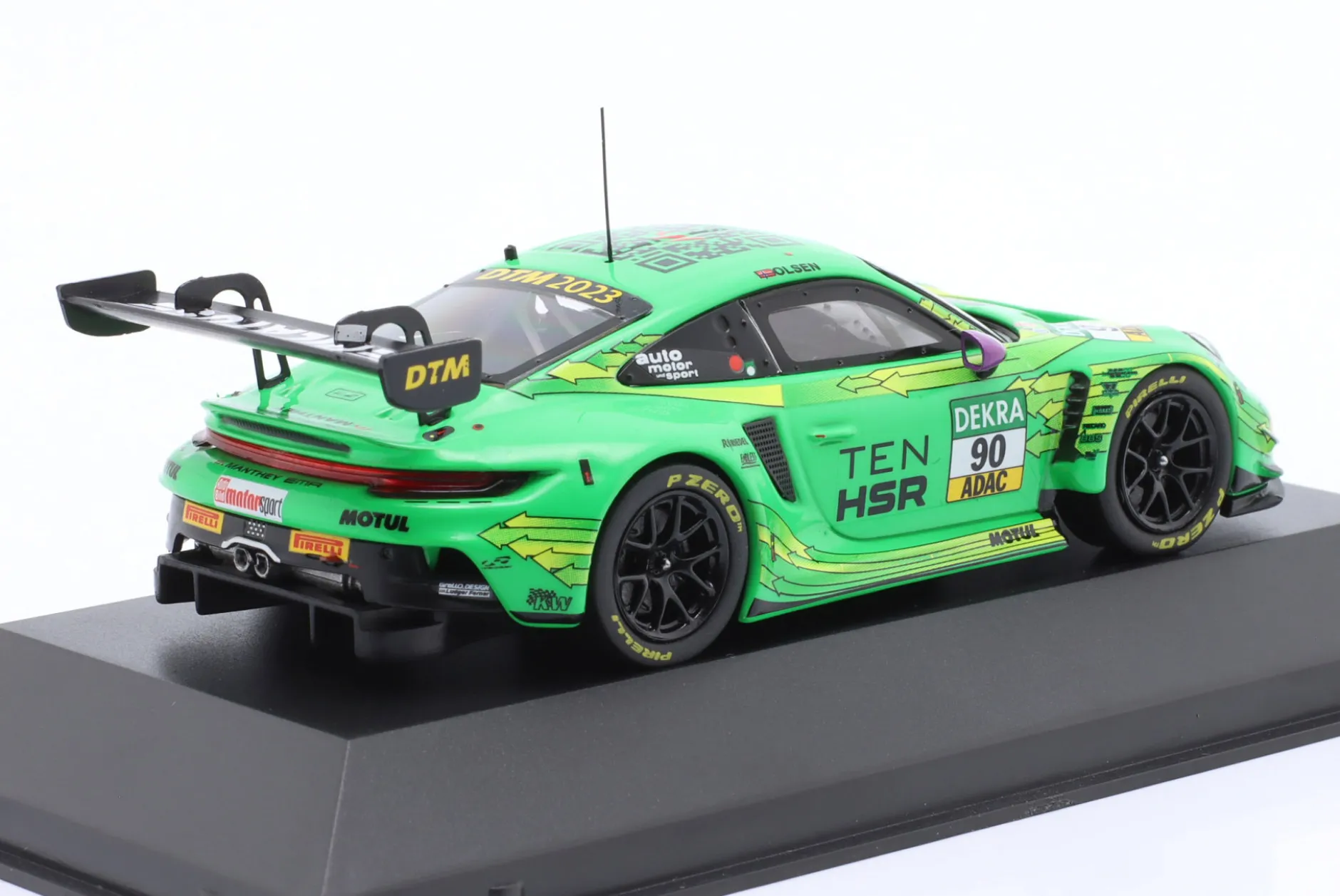 Porsche 911 GT3 R #90 DTM 2023 Dennis Olsen Manthey Grello 1:43 Ixo