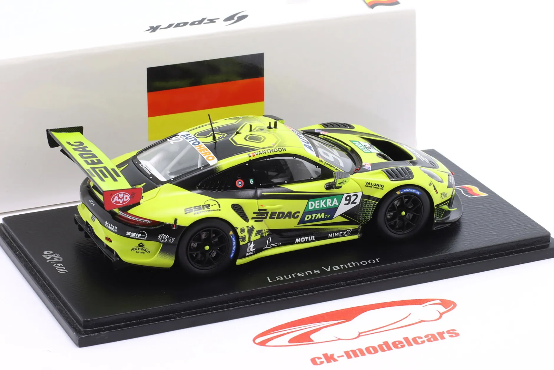 Porsche 911 GT3 R #92 DTM 2022 Laurens Vanthoor 1:43 Spark