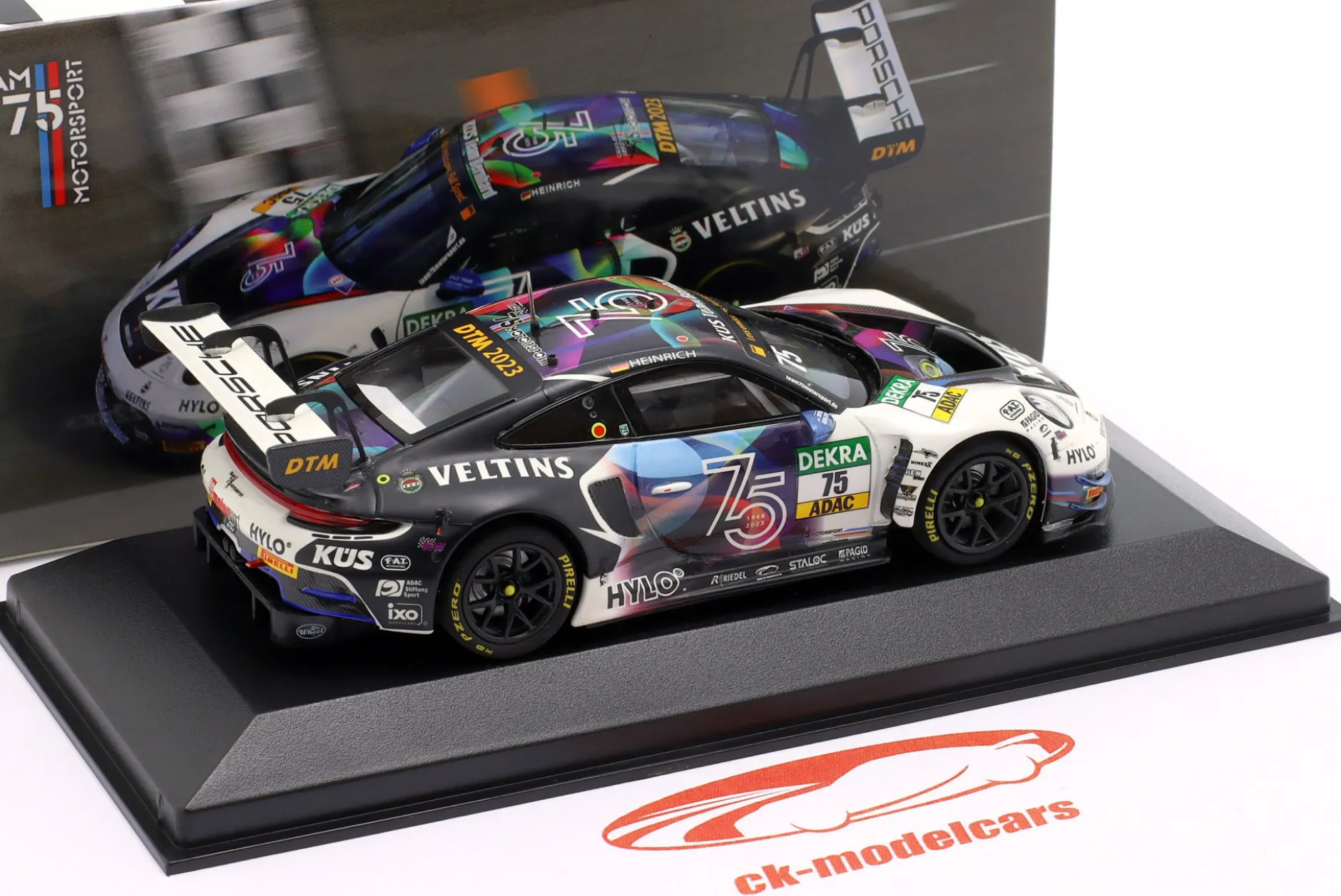 Porsche 911 (992) GT3 R #75 DTM 2023 Laurin Heinrich 1:43 Minichamps