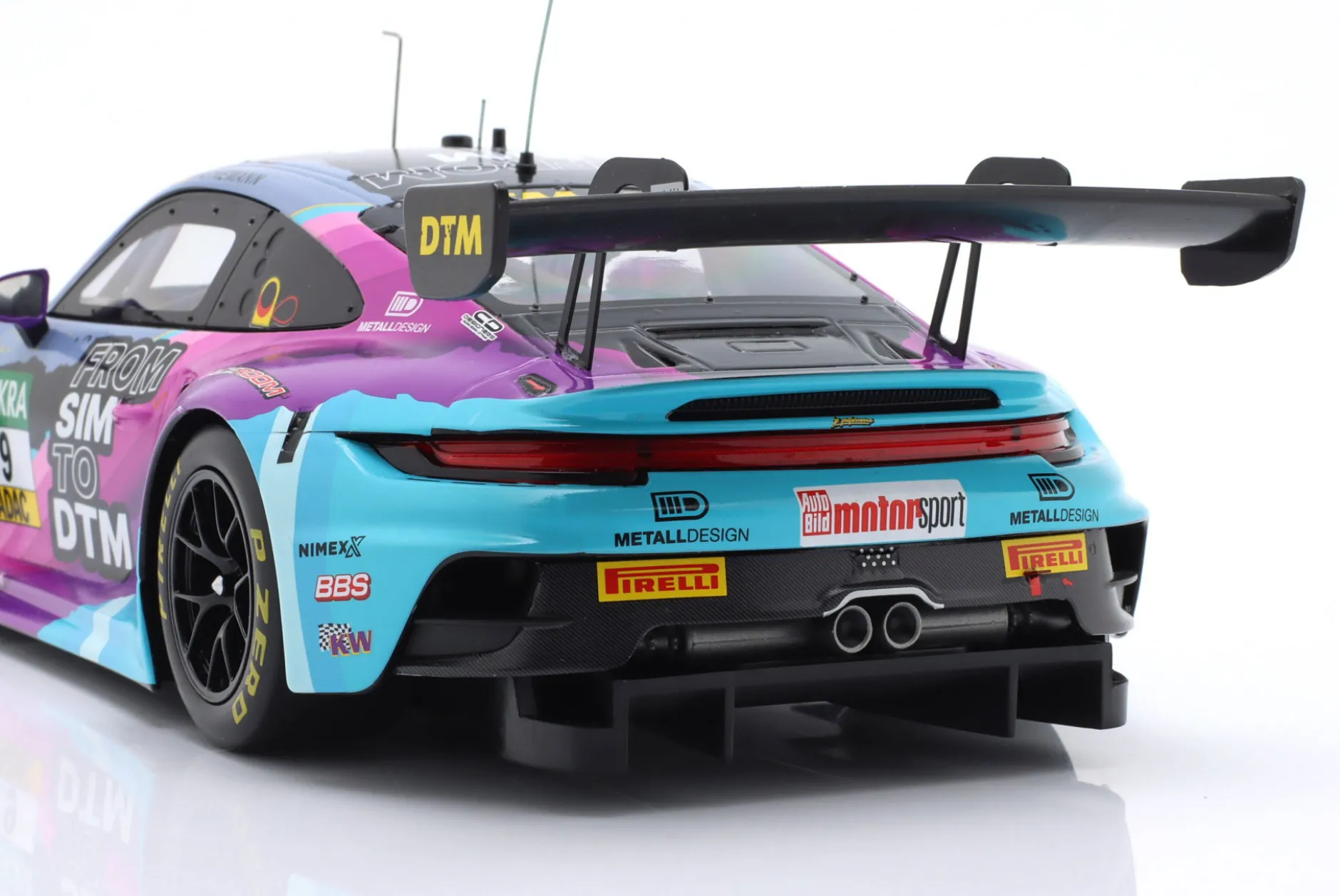 Porsche 911 (992) GT3 R #9 DTM 2023 Tim Heinemann 1:18 Ixo
